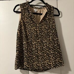 J. Crew leopard print top